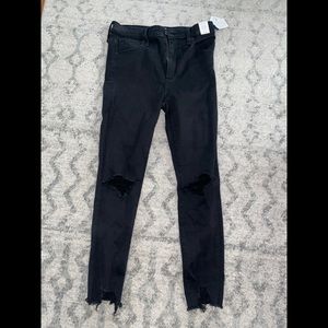 Size 4 Abercrombie jeggings cropped ankle